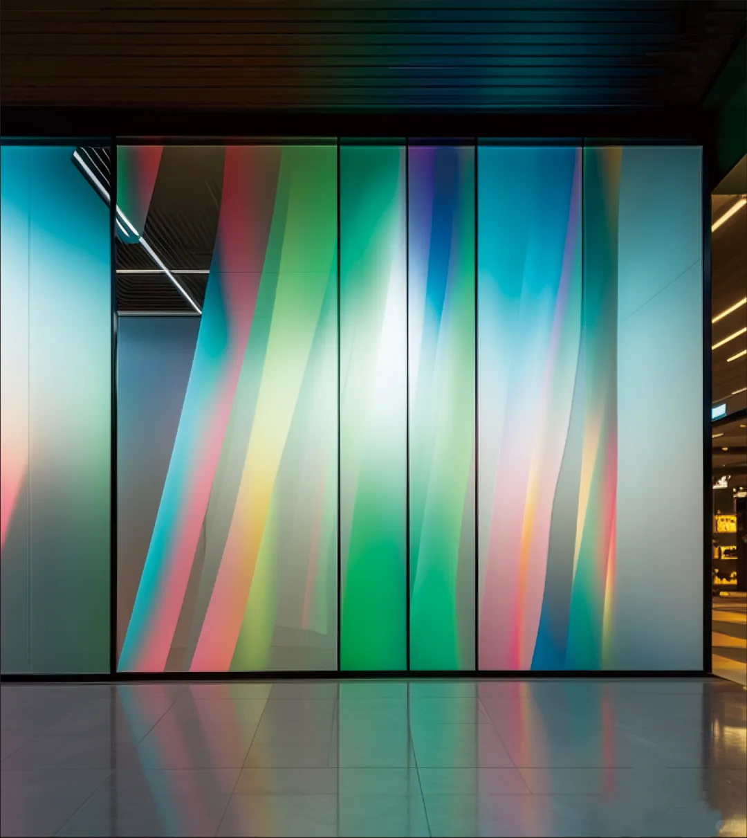 ?朦胧中透出绚丽的磨砂彩膜?