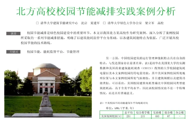 高校节能案例