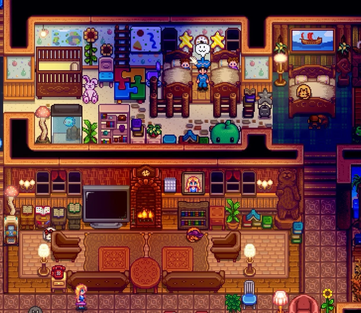 《星露谷物语》鸡舍畜棚装修布局