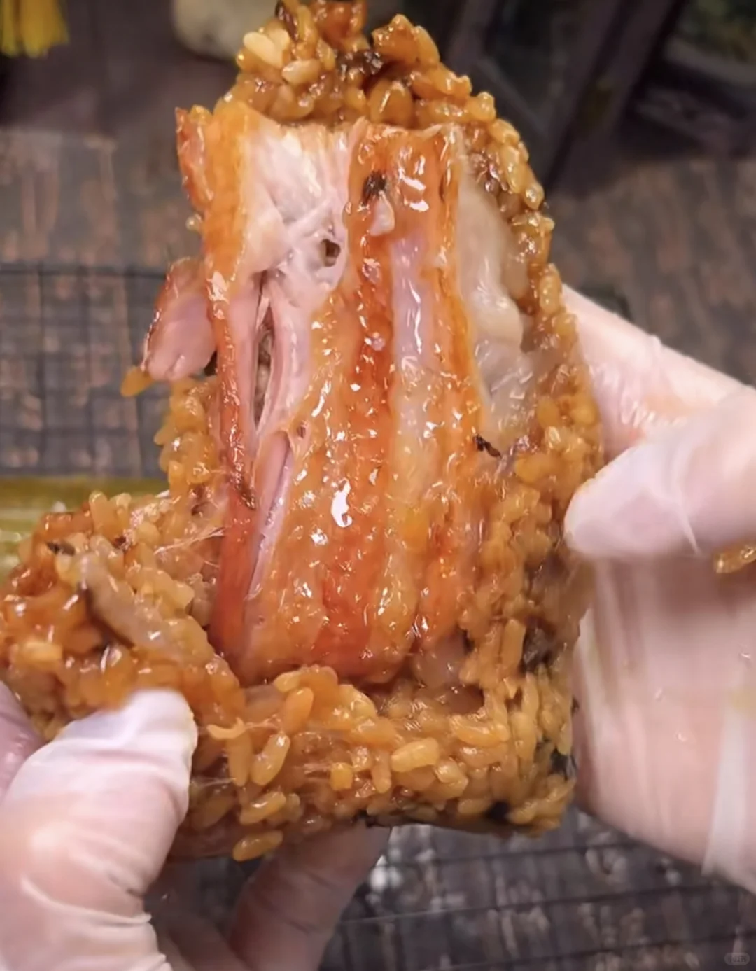 冬天吃粽子也太香了吧