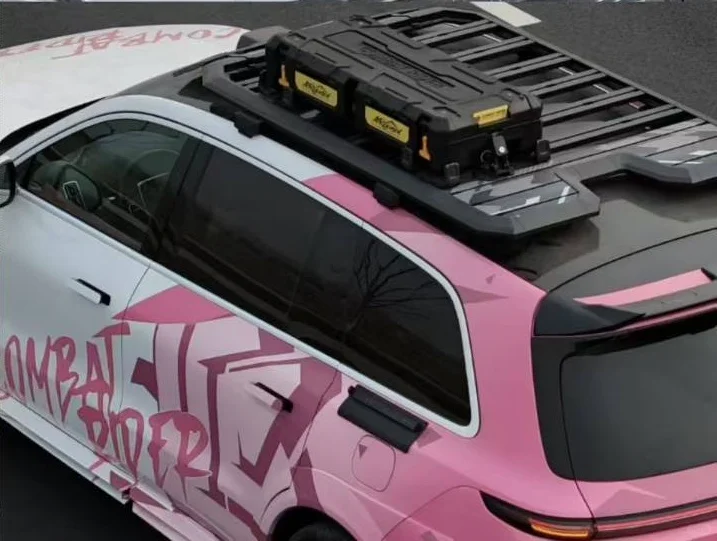 理想L9探险家车顶平台+装备箱实装