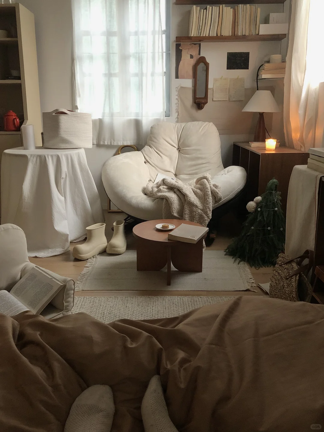 好干净的冬日小卧室