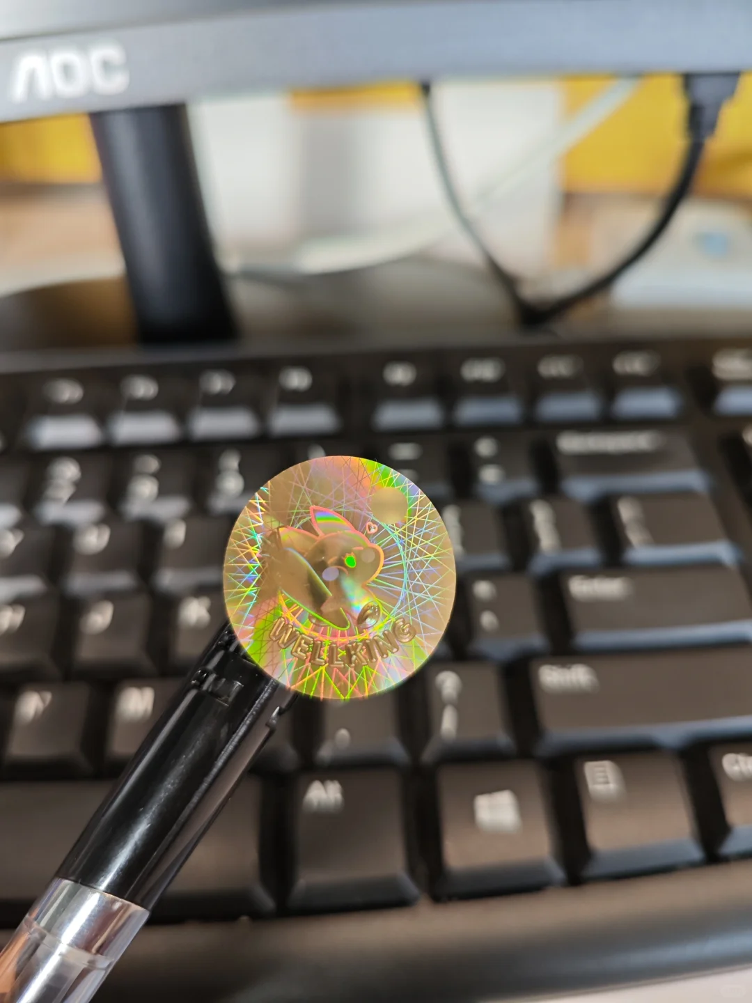 竟然有这么可爱的防伪标签