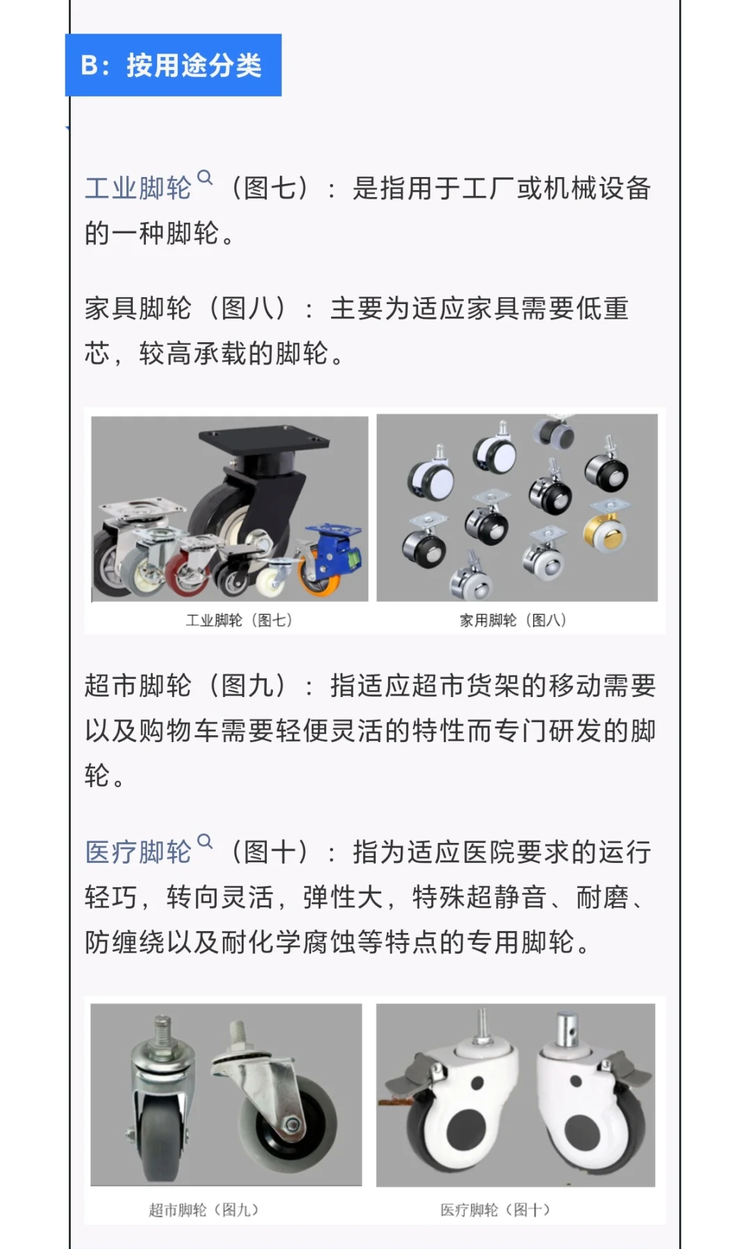 工业脚轮检测脚轮检测