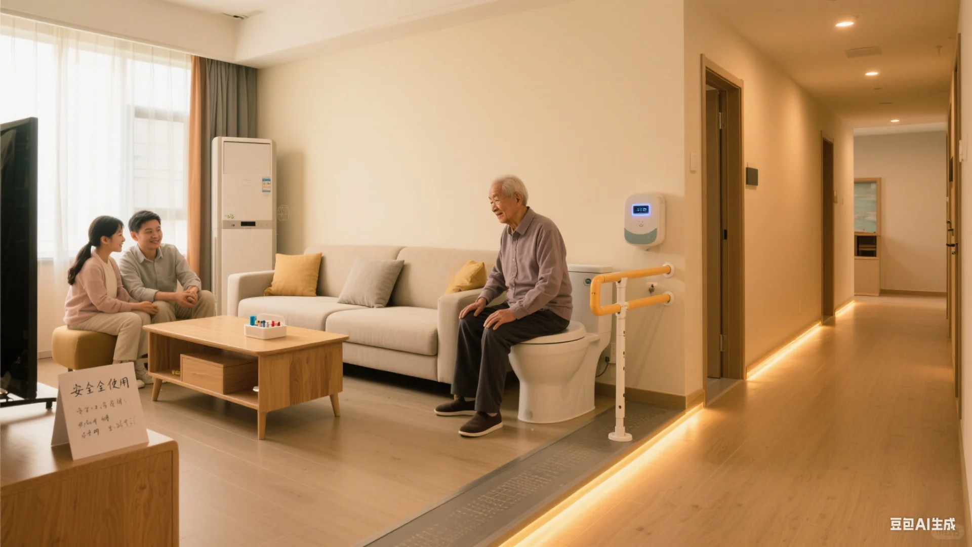 适老改造逆袭｜68㎡老房变身安全智能屋
