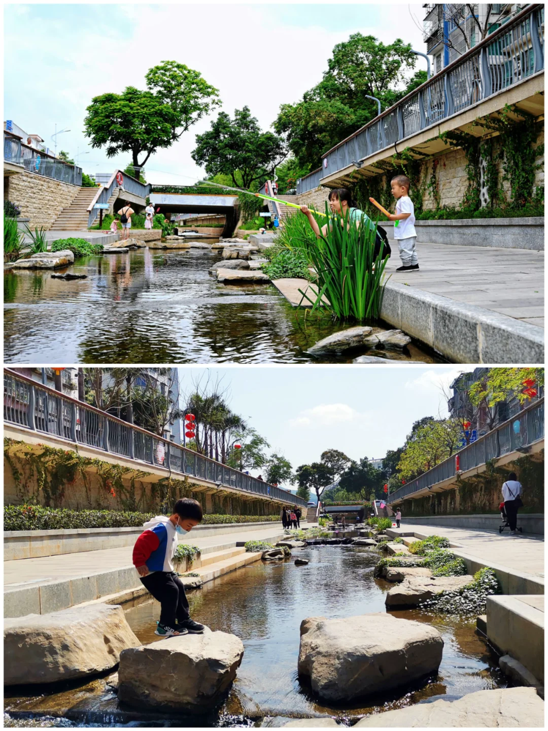 整容式改造，道路暗渠恢复景观河道！