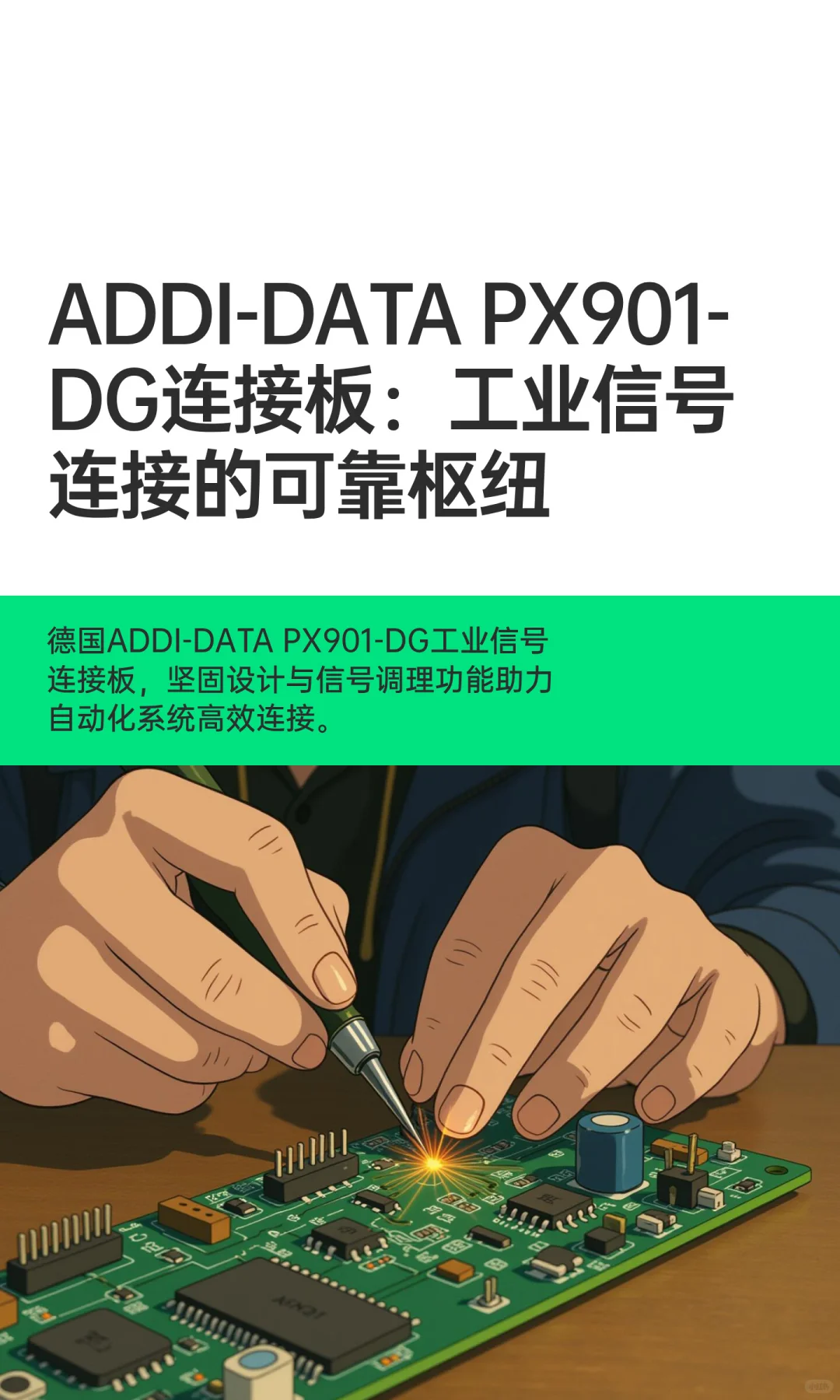ADDI-DATA PX901-DG连接板：工业信号连接的