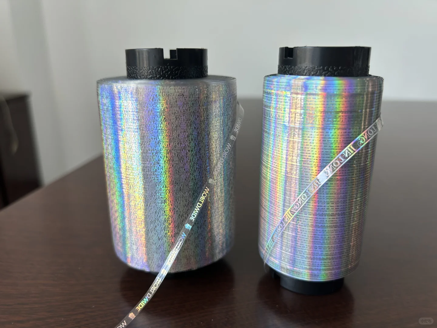 织唛商标、防伪线激光镭射印刷微缩文字拉丝