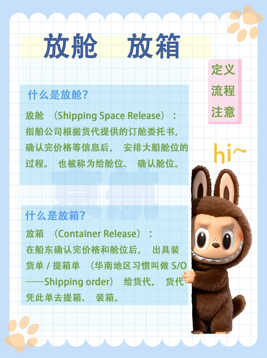 货代小知识-一篇看懂放舱放箱的是什么