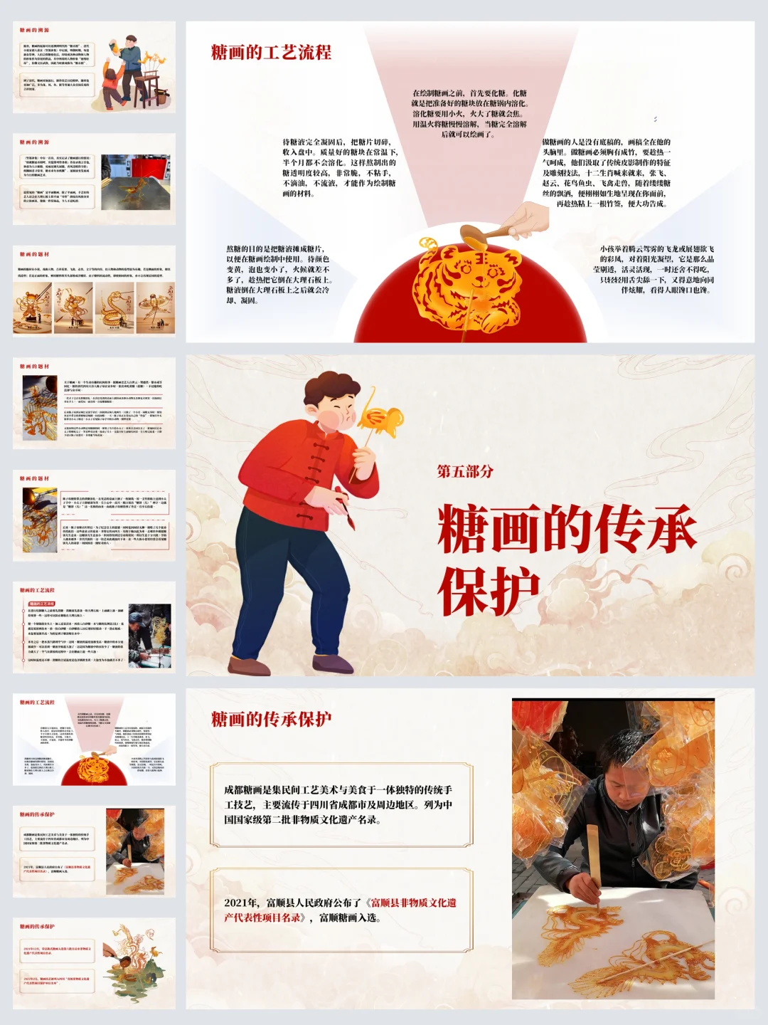非遗糖画PPT