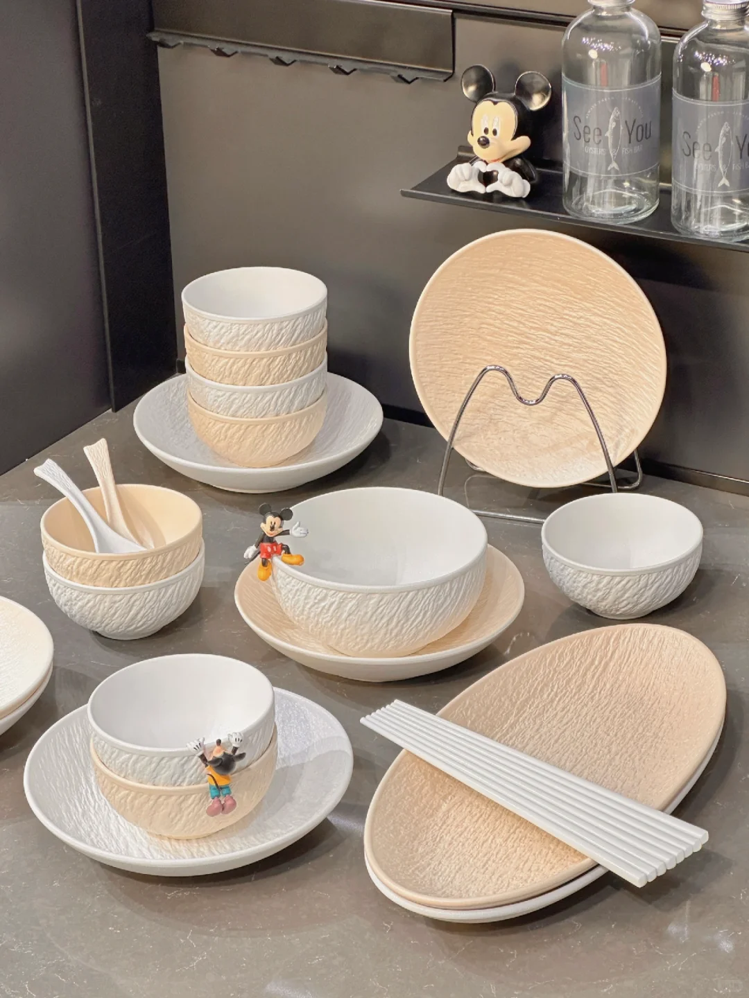 我的春日奶油餐具