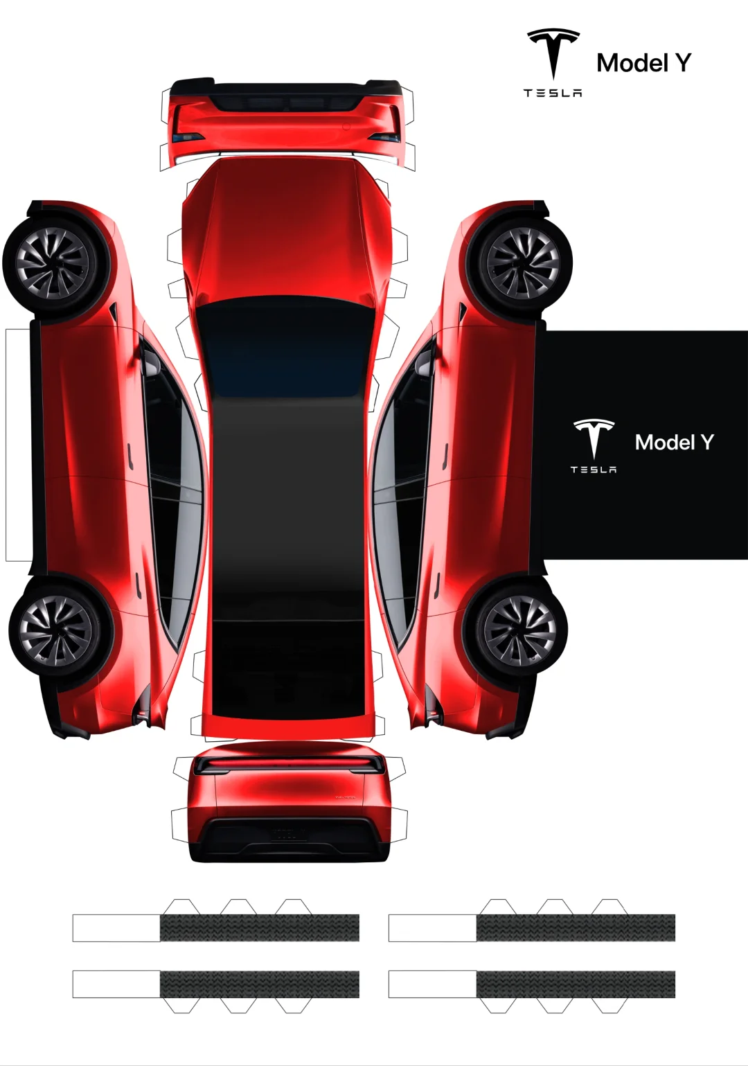 被友商点名最多的modleY来了！6种颜色全