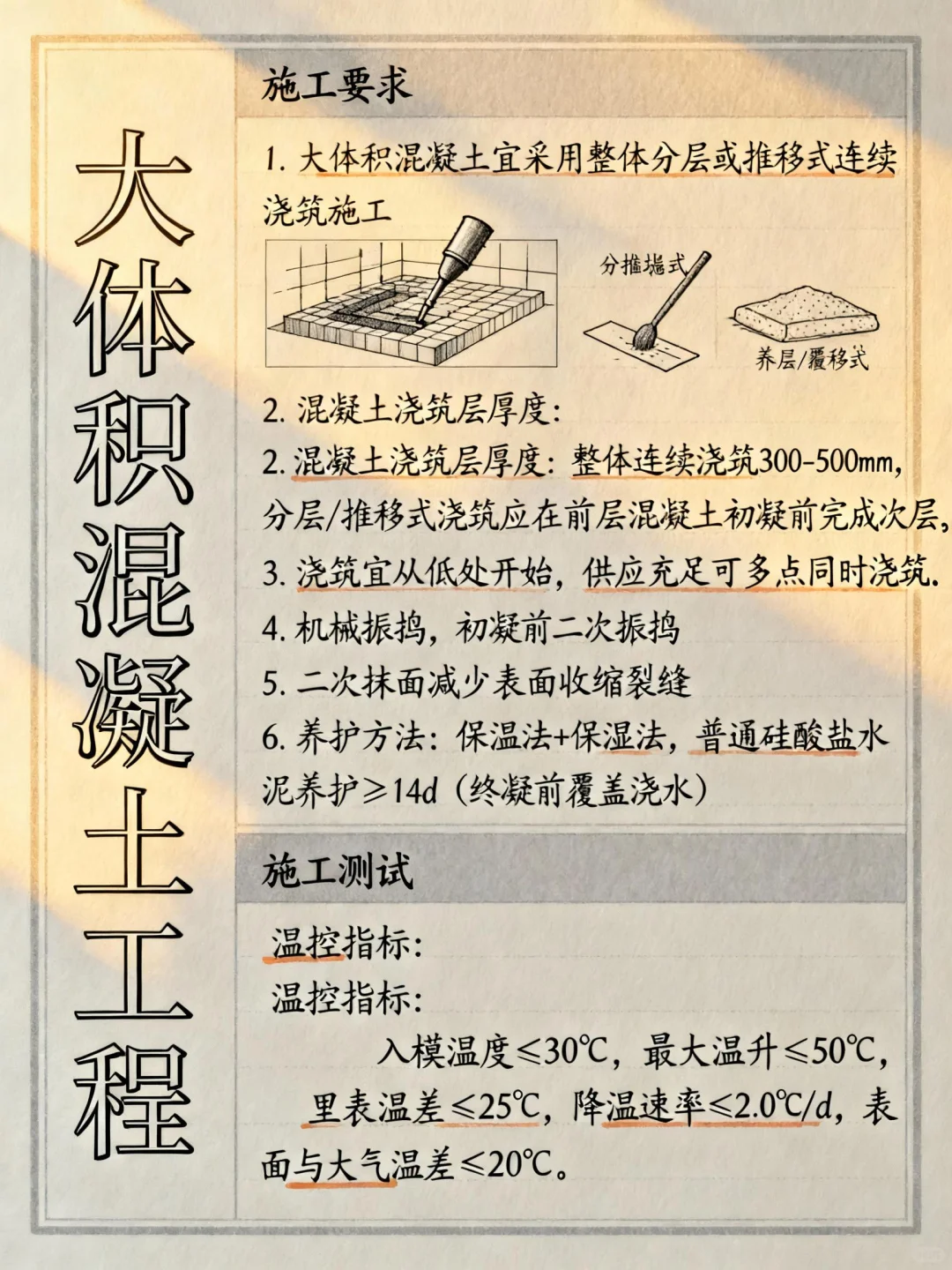 混凝土工程，钢筋工程