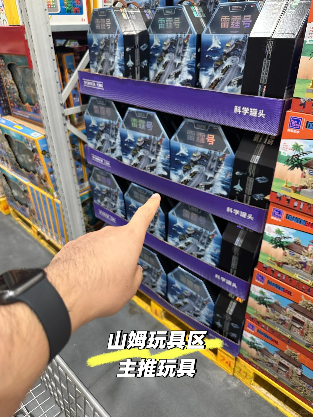 山姆疯了吧❗️199 元拿下福建舰同款航母