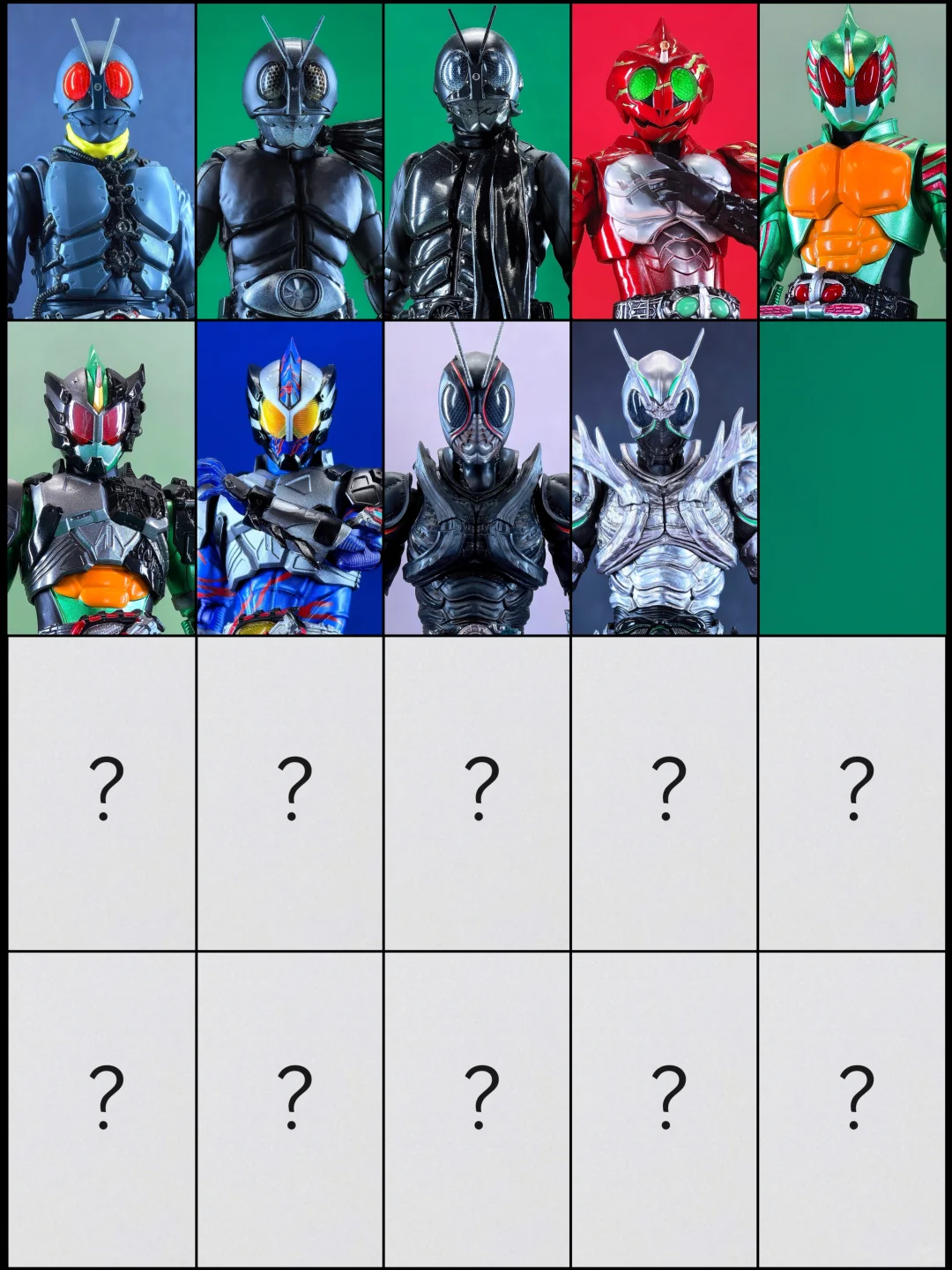 我的shf&真骨雕收藏（昭和以及形象衍生篇）