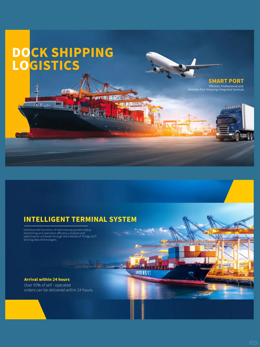 物流 PPT 不会做?4 大运输方式模板直接抄