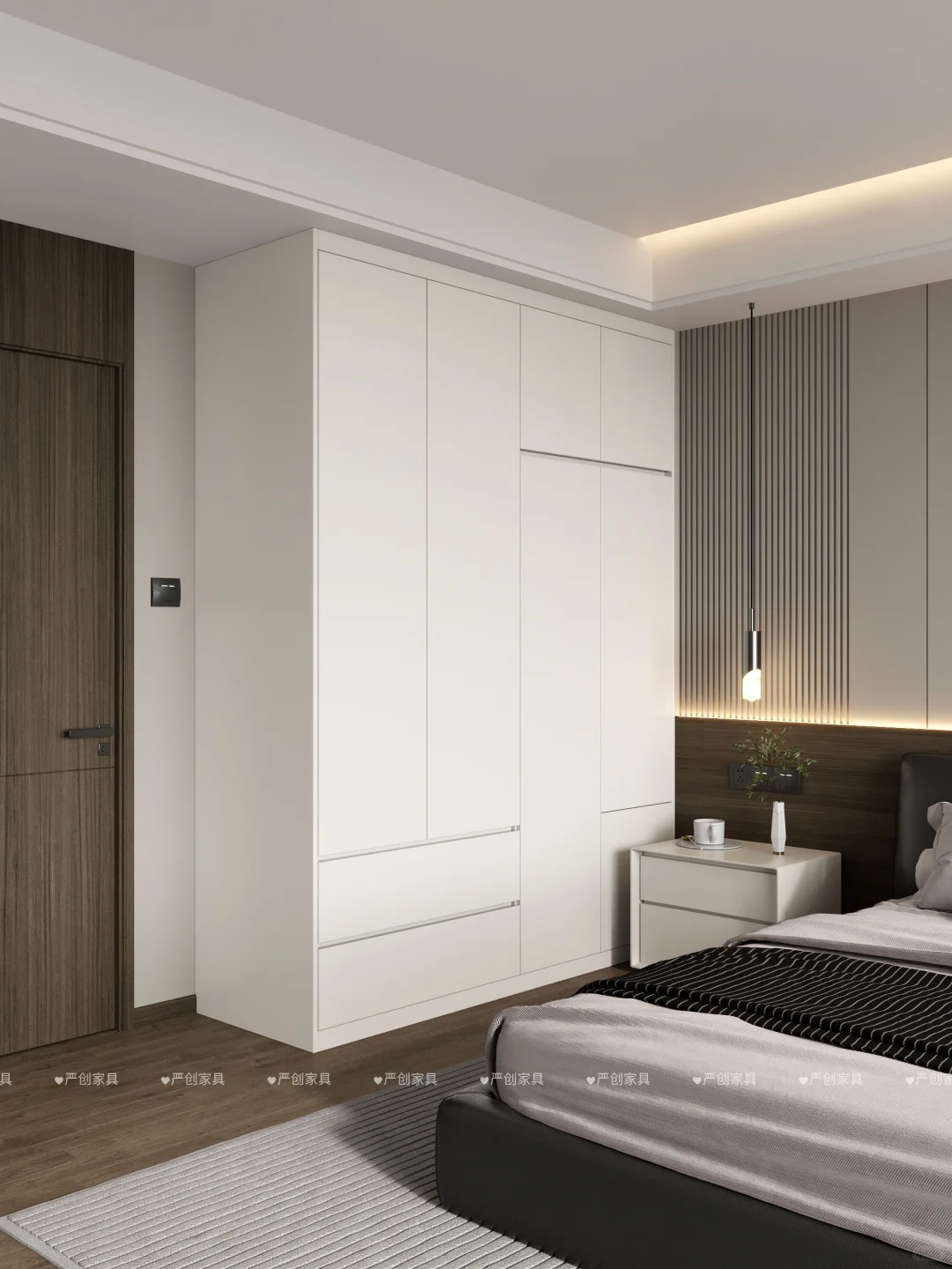 小户型卧室收纳|衣柜真的越简单越好看!