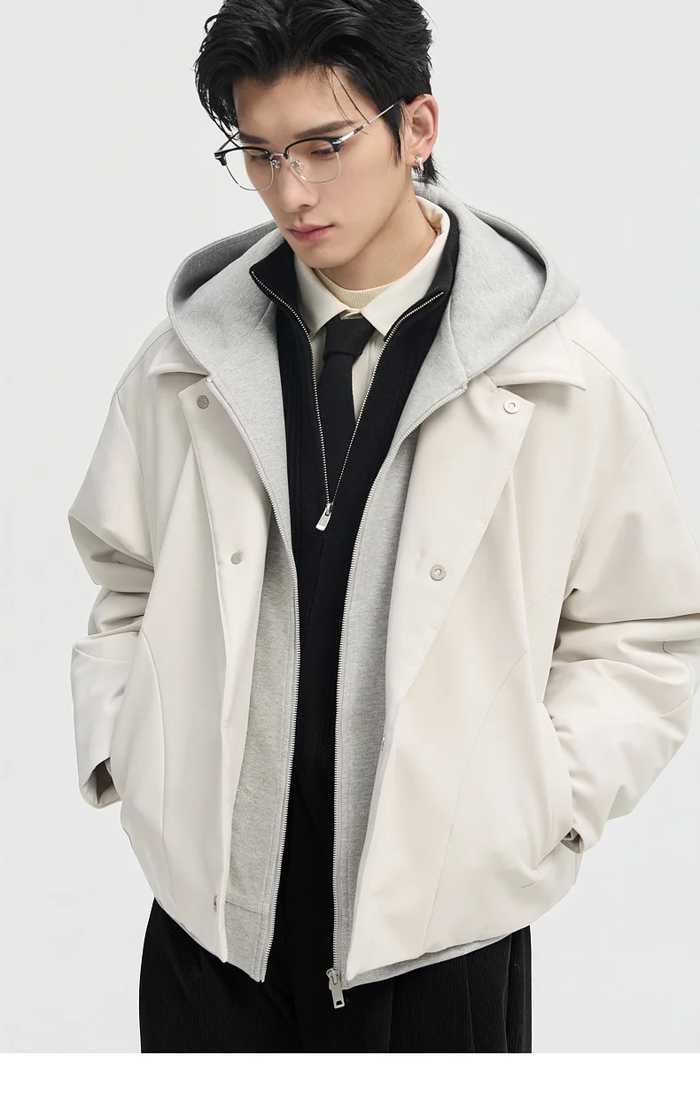 BB 伯爵卓尔 | 假两件连帽设计感短款羽绒服