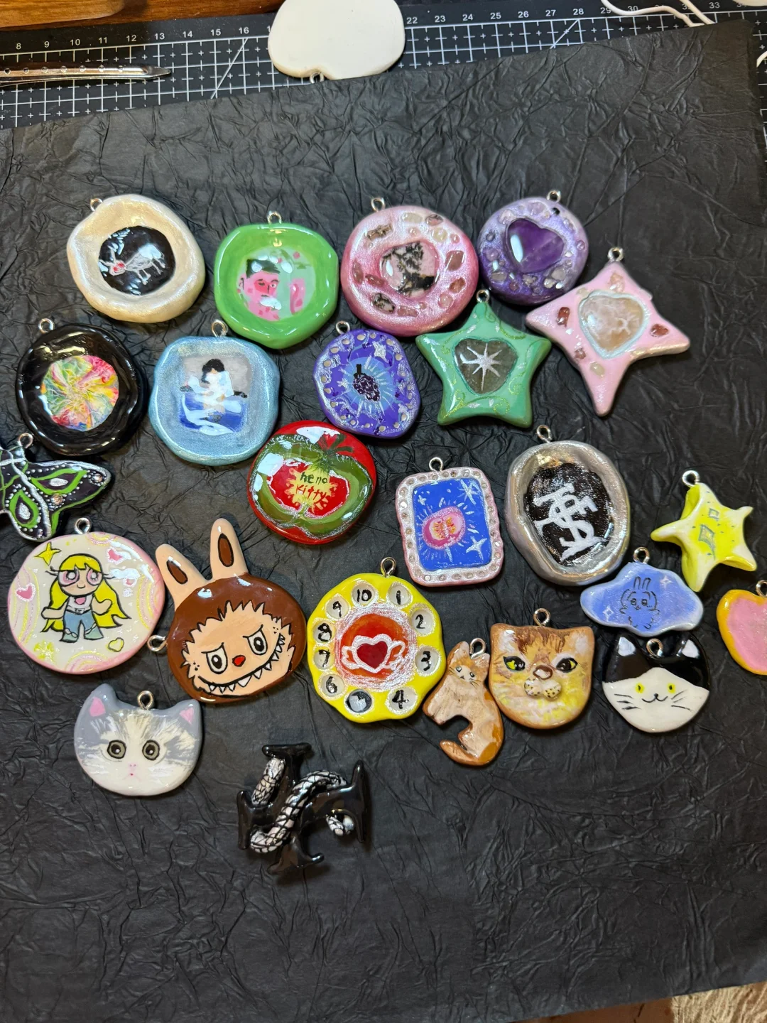 无聊?用石塑粘土做了好多小东西