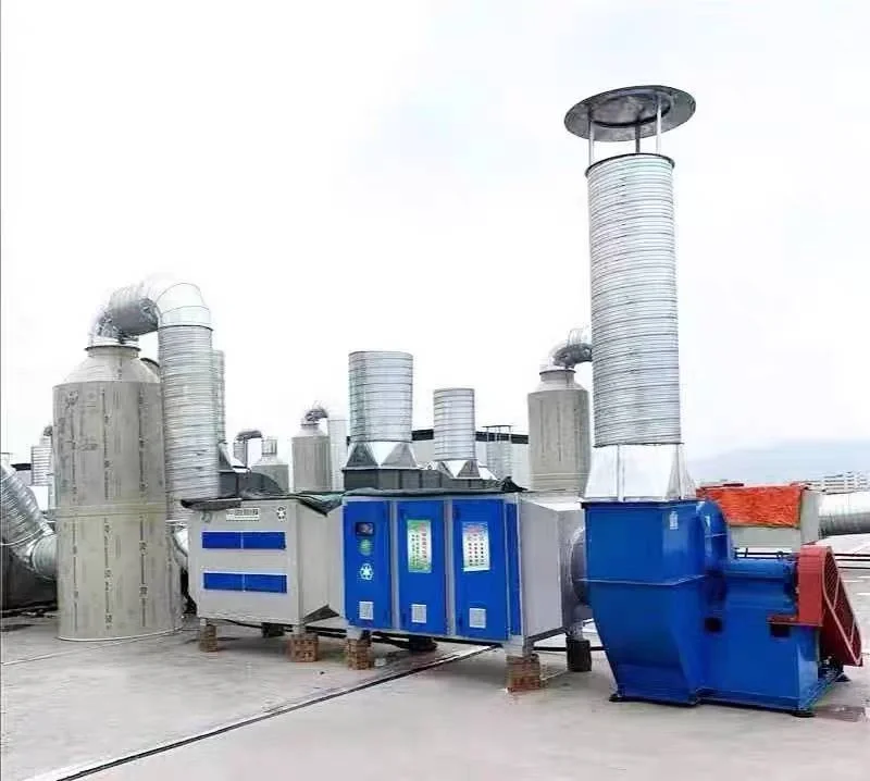 UV光氧催化废气处理烤喷漆房环保设备净化