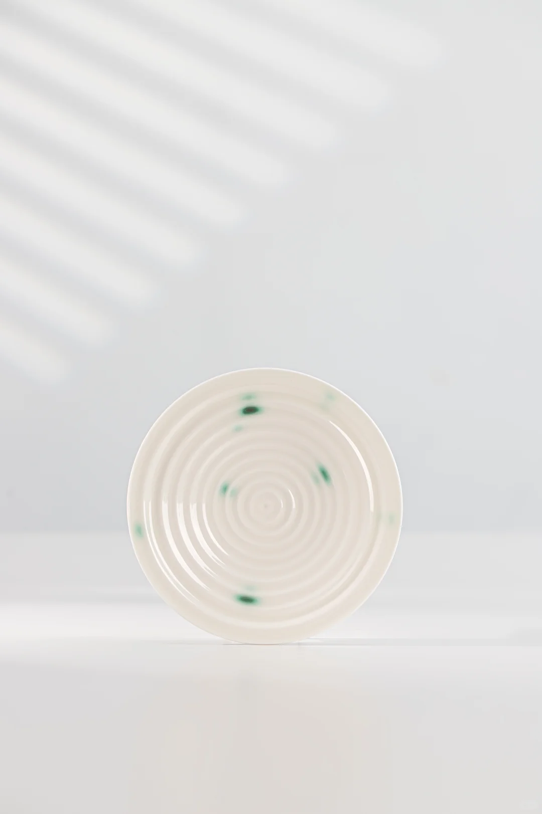 云汀手作｜集亩系列绿彩水波纹猪口杯