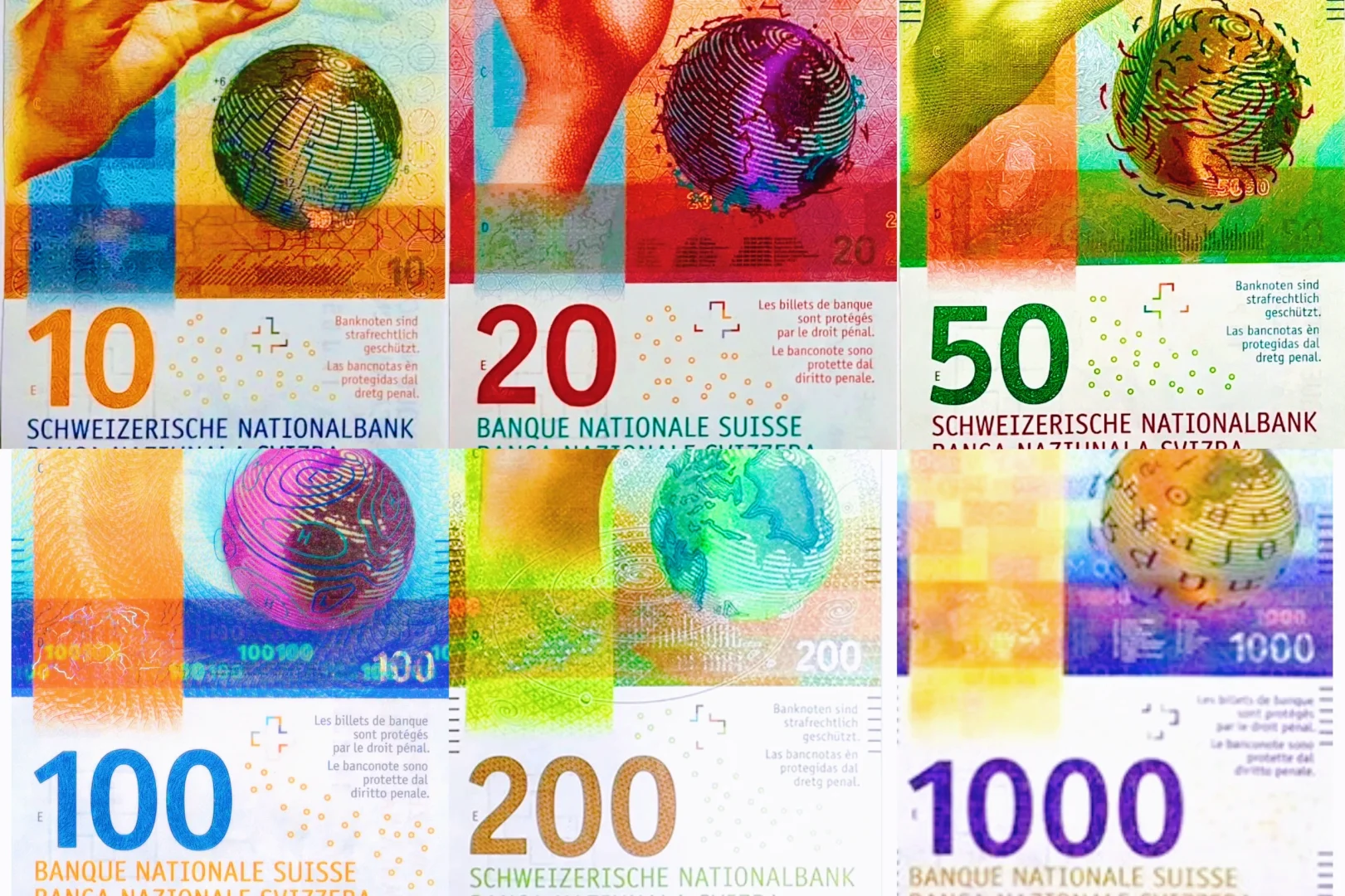 世界最难伪造的纸币-瑞士法郎