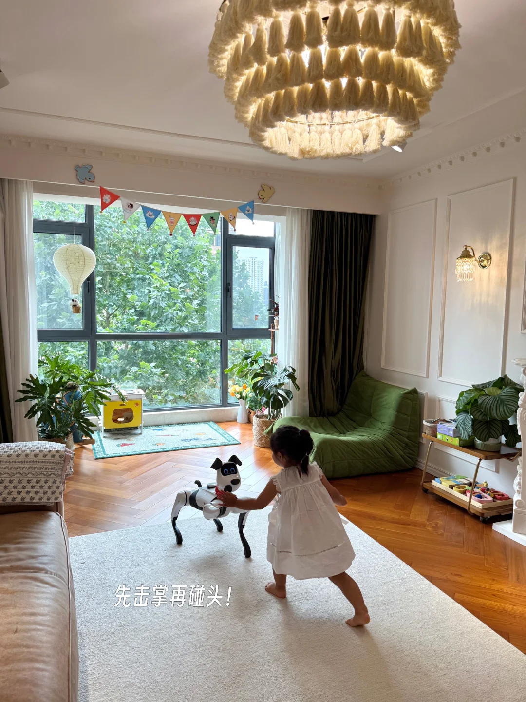 没有二胎但有小狗?恭喜女儿过上梦想童年!