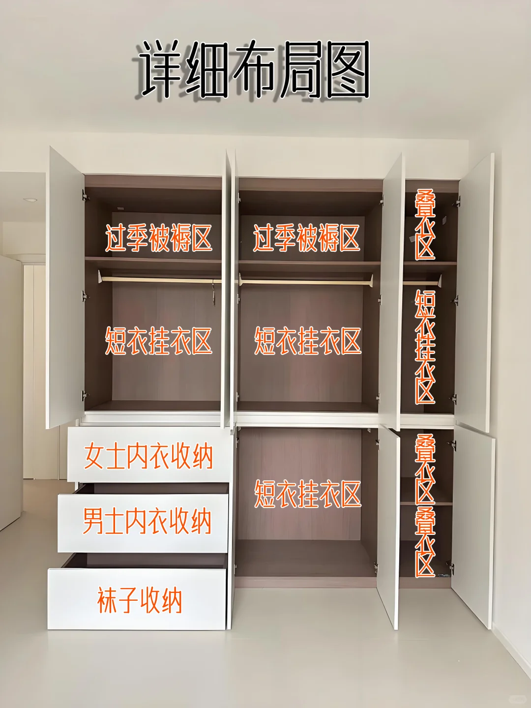 全铝分段式衣柜安全落地,可直接抄作业版!