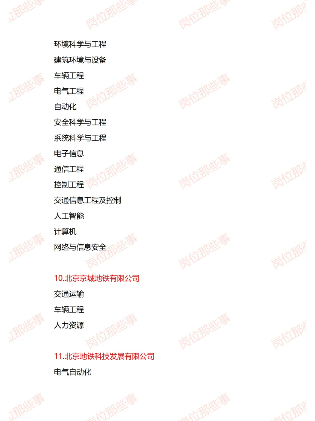 北京地铁2024届校招