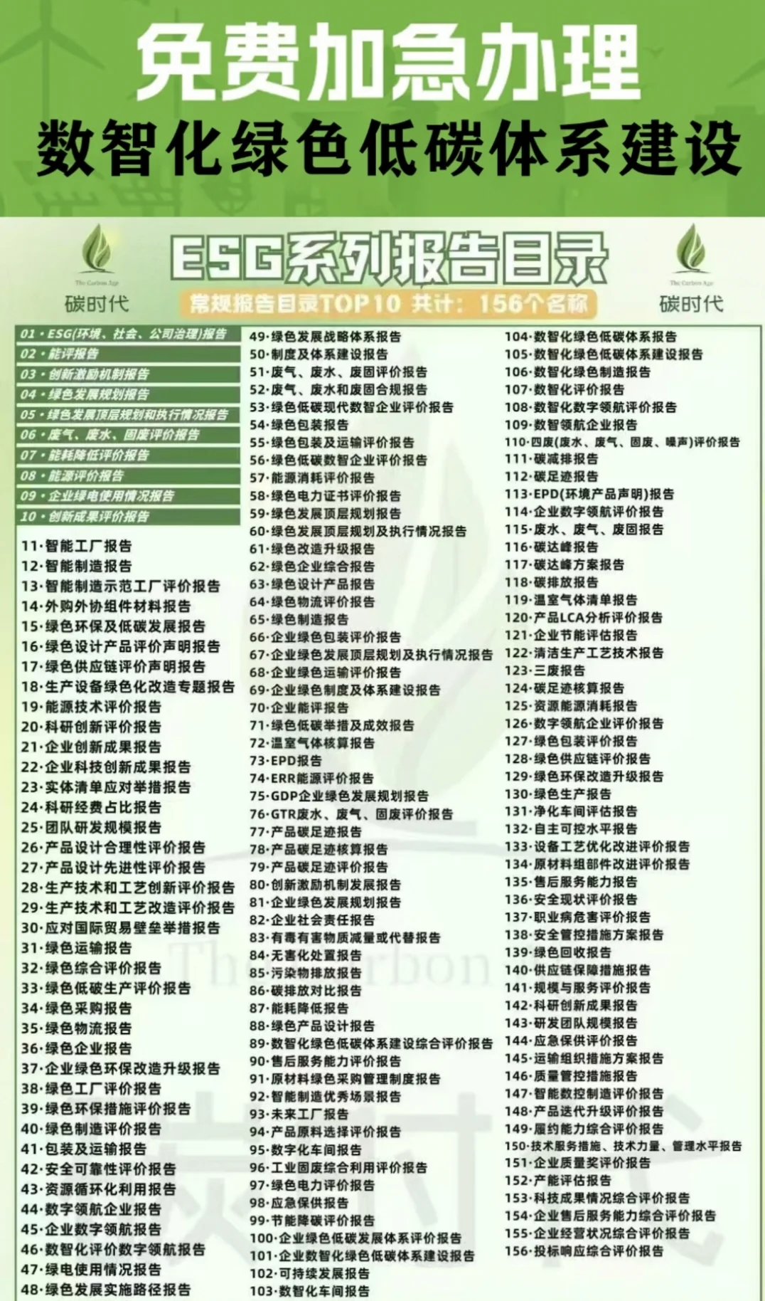 招投标准备绿色招采的必备素材