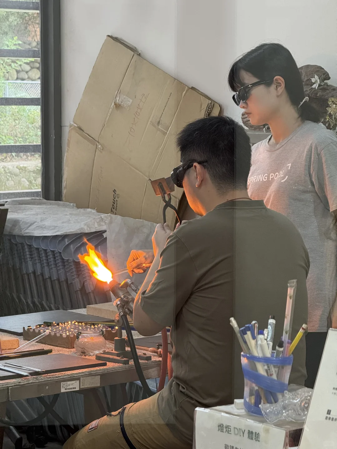 新竹最美「玻璃溫室」SPRING POOL GLASS Stud