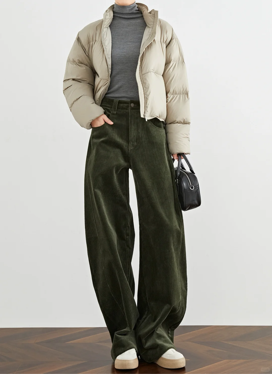 秋冬C位裤装被我挖到了！绿灯芯绒裤绝绝子