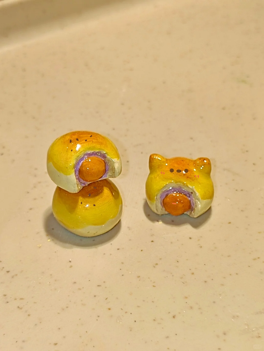 石塑粘土｜蛋黄酥小猫?✨✨