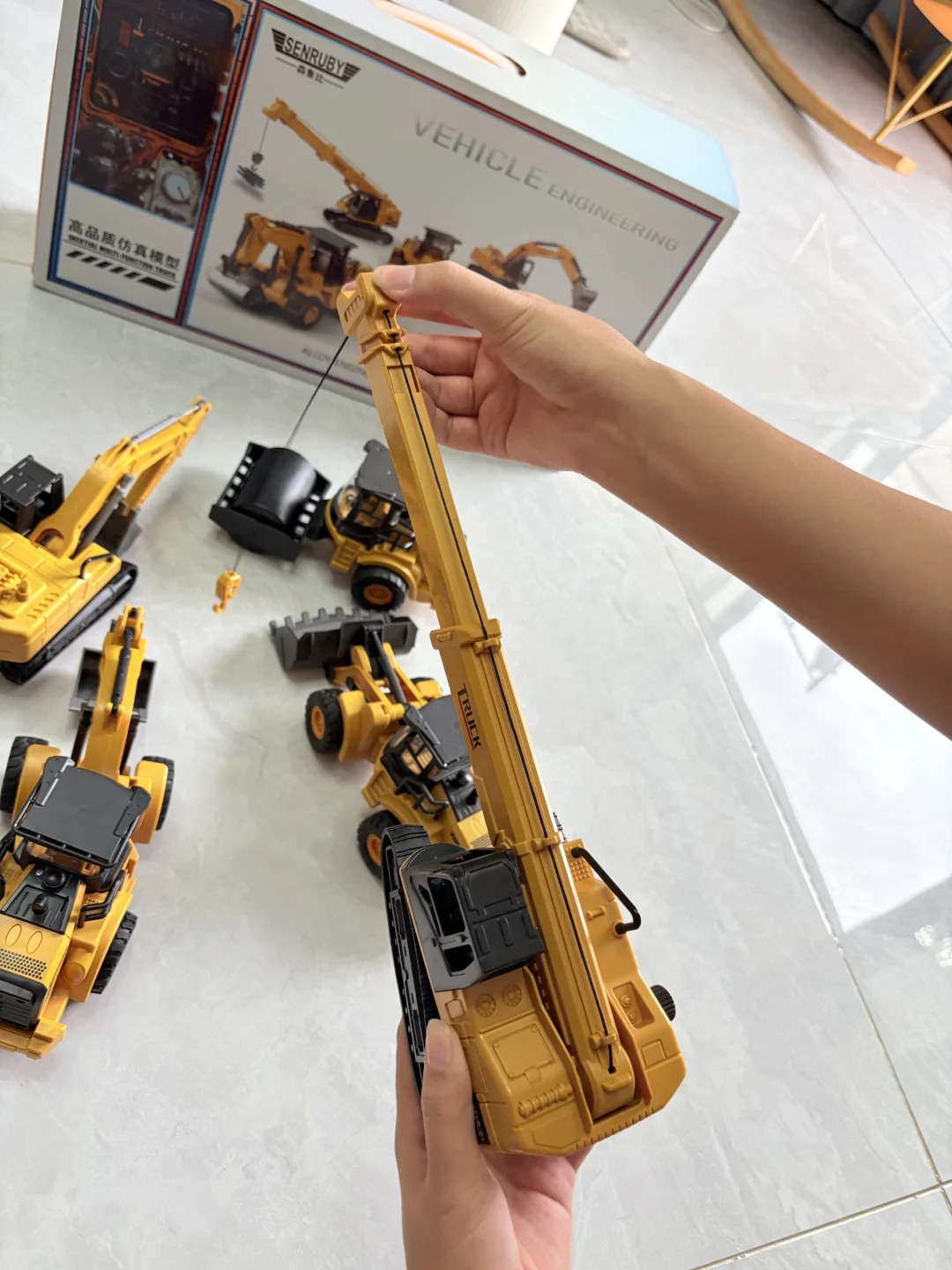 又又又又又给我儿子入手了一套工程车…??️