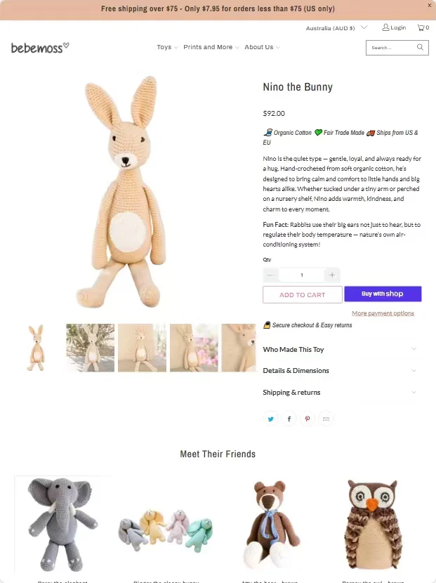 肝了三天,我做完了我的毛绒玩具独立站