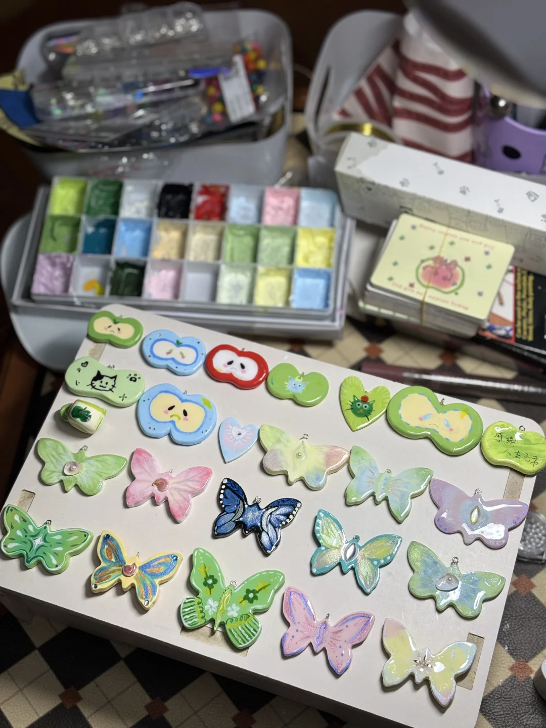 石塑粘土新手…左滑看成品合集