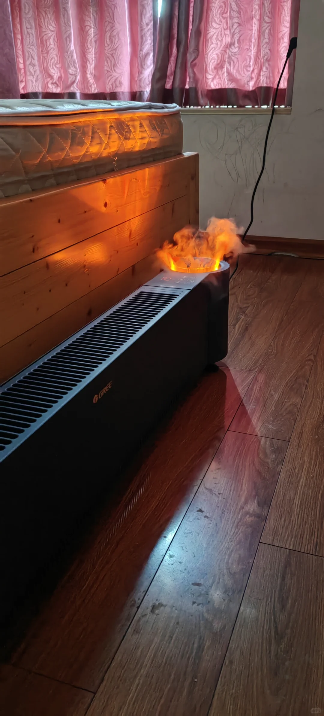 买的取暖器到货了，很暖和