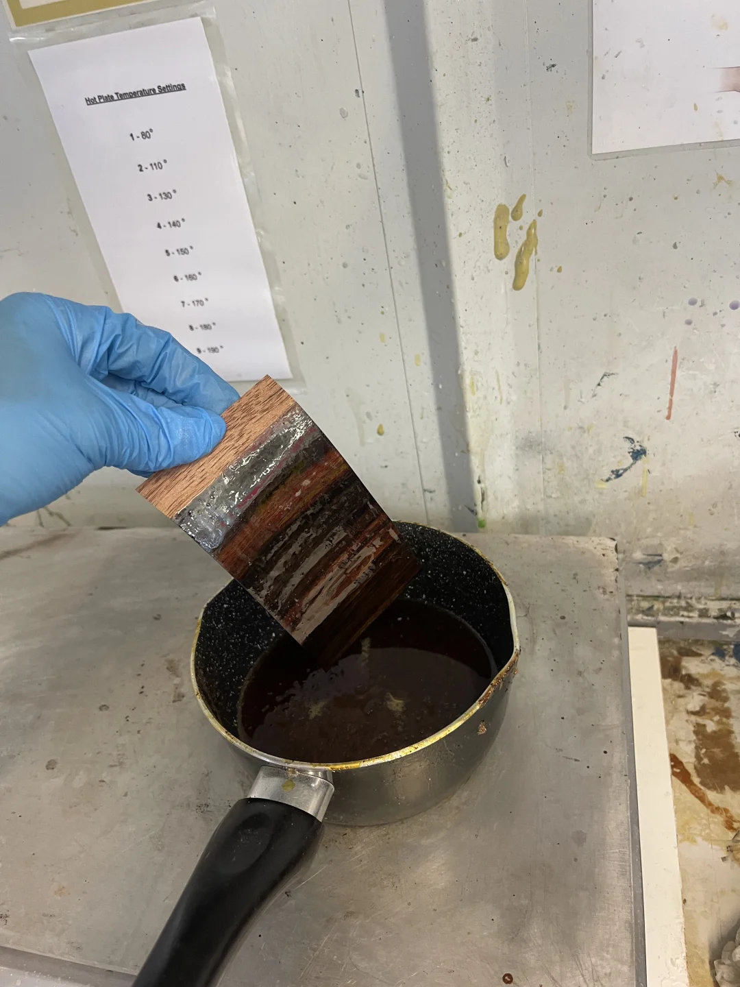 器物制作，松脂面料的柔韧