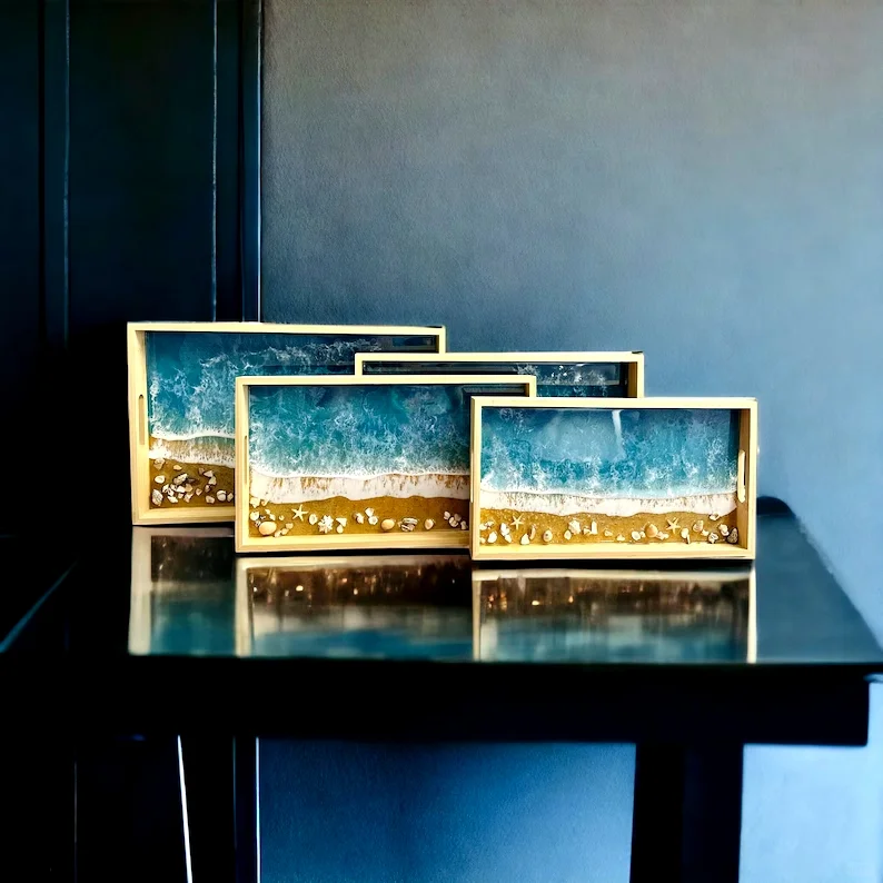 **?【海洋风滴胶托盘·源头工厂直供】