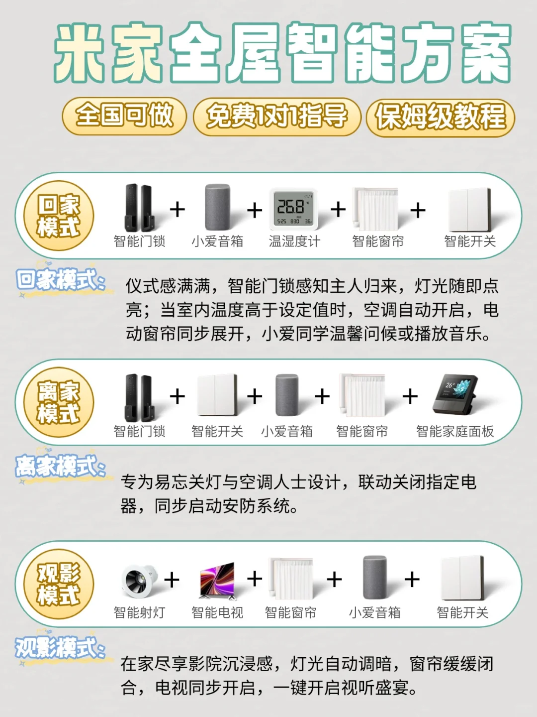 2025超新米家全屋智能方案曝光！全国可做！