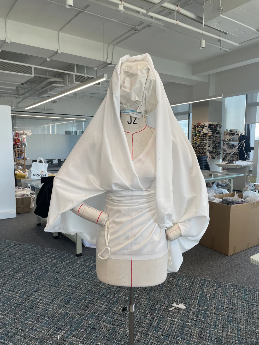 一次面试做的立裁