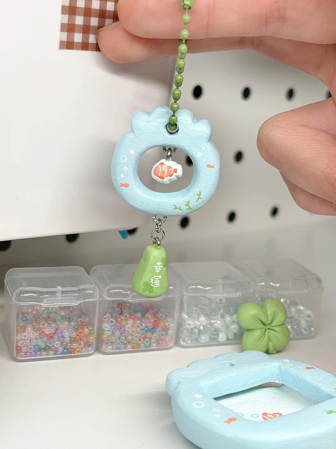 小鱼风铃?｜石塑粘土