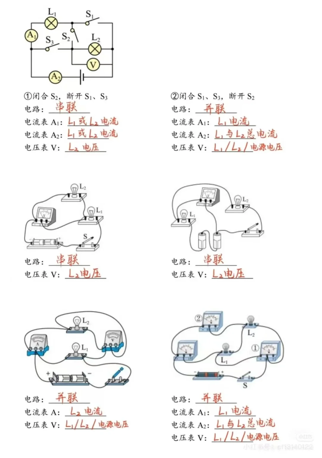 判断电路时要小心啊，电表测谁很重要！