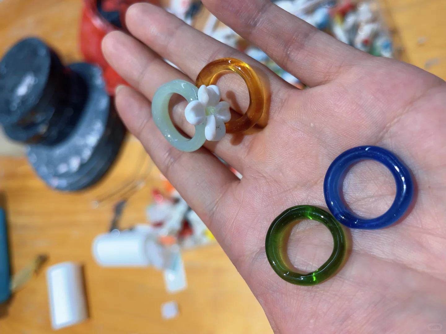 景德镇手作玻璃杯、陶艺DIY玻璃杯