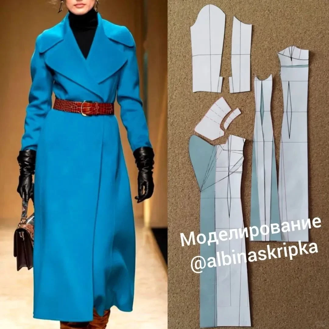 多款欧美时装的结构纸样