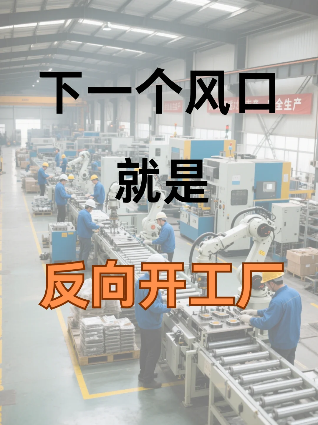 下一个风口是“反向开工厂”❗