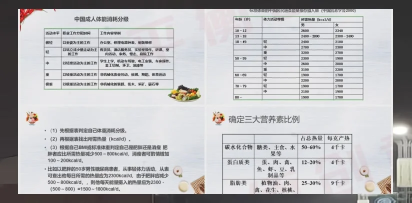 糖尿病饮食健康指导PPT课件饮食技巧讲解常