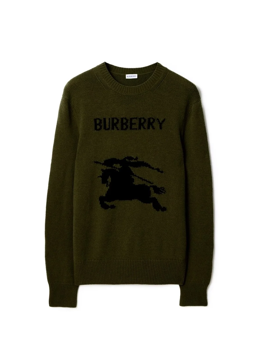 Burberry骑士徽标针织衫｜典藏英伦风情!!