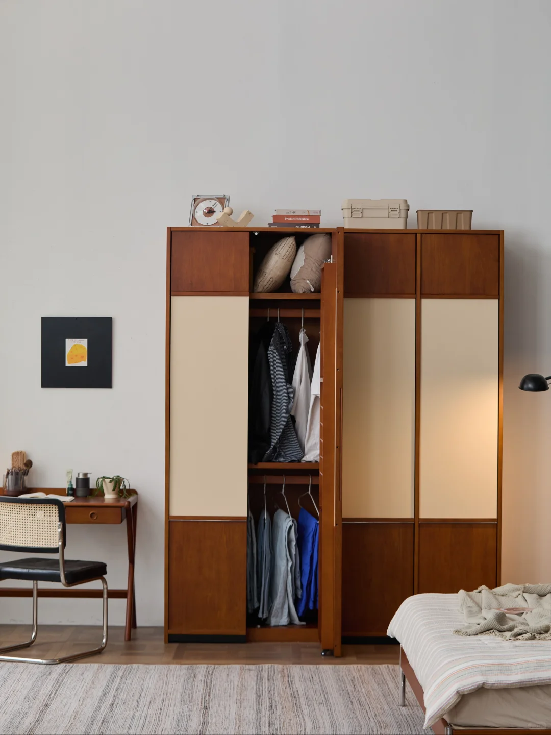 相见恨晚！中古撞色成品衣柜双11价格超香