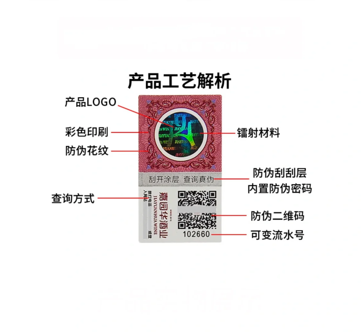全息3D镭射防伪标签/个案分享